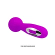 Kép 7/7 - Pretty Love - Wade - szilikon, 12 funkciós masszírozó vibrátor (USB) - lila