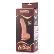 Kép 5/5 - Lovetoy - 9&quot; Real Extreme Dildo #3 - rögzíthető, élethű, herés dildó (23cm) - natúr