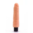 Kép 3/6 - Lovetoy - 7,5&quot; Real Feel Cyberskin Vibrator - élethű vibrátor (20cm) - natúr