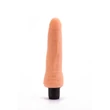 Kép 3/7 - Lovetoy - 8&quot; Real Feel Cyberskin Vibrator - élethű vibrátor (20cm) - natúr