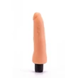 Kép 5/7 - Lovetoy - 8&quot; Real Feel Cyberskin Vibrator - élethű vibrátor (20cm) - natúr