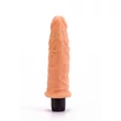 Kép 1/6 - Lovetoy - 8,5&quot; Real Feel Cyberskin Vibrator - élethű vibrátor (19,8cm) - natúr