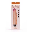 Kép 5/7 - Lovetoy - 8,3&quot; Real Softee Vibrating Dildo #3 - 10 funkciós, élethű vibrátor (21,8cm) - natúr