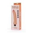Kép 1/6 - Lovetoy - 9&quot; Real Softee Vibrating Dildo #5 - 10 funkciós, élethű vibrátor (24cm) - natúr