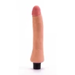 Kép 3/6 - Lovetoy - 9&quot; Real Softee Vibrating Dildo #5 - 10 funkciós, élethű vibrátor (24cm) - natúr