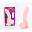 Kép 1/6 - Debra - Realistic Cock 8,5&quot; - rögzíthető, állítható pozíciójú, élethű, herés dildó (natúr)
