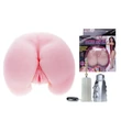 Kép 1/11 - Debra - Realistic Vagina &amp; Ass 2 - élethű vagina és ánusz maszturbátor wired, rotációs vibrotojással (natúr)