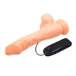 Kép 3/7 - Baile - Realistic Vibration Cock - rögzíthető, távirányítású, élethű herés vibrátor (natúr)