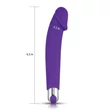Kép 1/6 - Lovetoy - Ijoy - Rechargeable Silicone Dildo - 10 funkciós, élethű vibrátor (USB) - lila