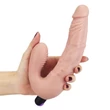 Kép 7/7 - Lovetoy - Ijoy - Rechargeable Strapless Strap-On - hám nélkül felhelyezhető, élethű vibrátor és prosztata masszírozó duó (natúr)