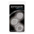 Kép 1/2 - NS Toys - Renegade Intensity Rings - péniszgyűrű szett (3db/cs) - színtelen