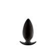 Kép 1/2 - NS Toys - Renegade Spade Large - nagyméretű, szilikon análdugó (10cm) - fekete