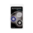 Kép 2/2 - NS Toys - Renegade Stamina Rings - péniszgyűrű szett (3db/cs)