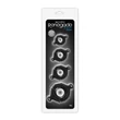 Kép 1/2 - NS Toys - Renegade Vitality Rings - bordázott péniszgyűrű szett (4db/cs) - fekete