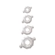 Kép 1/2 - NS Toys - Renegade Vitality Rings - bordázott péniszgyűrű szett (4db/cs) - áttetsző
