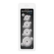 Kép 2/2 - NS Toys - Renegade Vitality Rings - bordázott péniszgyűrű szett (4db/cs) - áttetsző