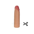 Kép 3/3 - Lovetoy - Revolutionary Silicone Nature Extender #1 - élethű péniszköpeny (16,5cm) - natúr