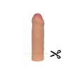Kép 1/3 - Lovetoy - Revolutionary Silicone Nature Extender #2 - élethű péniszköpeny (17,5cm) - natúr