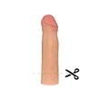 Kép 1/4 - Lovetoy - Revolutionary Silicone Nature Extender #4 - élethű péniszköpeny (17,8cm) - natúr