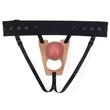 Kép 8/8 - Lovetoy - 8,5" Rodeo Big - felcsatolható, üreges, élethű dildó hevederrel (20,3cm) - natúr