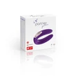 Kép 2/6 - Satisfyer - Double Plus - prémium, szilikon, 10 funkciós párvibrátor (USB) - lila