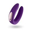 Kép 5/6 - Satisfyer - Double Plus - prémium, szilikon, 10 funkciós párvibrátor (USB) - lila