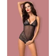 Kép 3/6 - Obsessive - Shibu - alul nyitott body (S/M) - fekete