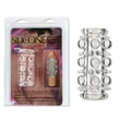 Kép 2/2 - Seven Creations - Silicone Sleeve - rücskös péniszköpeny (áttetsző)