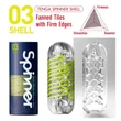 Kép 3/5 - Tenga - Spinner 03 Shell - prémium maszturbátor (áttetsző)