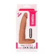 Kép 4/8 - Lovetoy - 7" The Ultra Soft Double-Vibrating #3 - felcsatolható, élethű, vibrációs dildó péniszgyűrűvel (17,8cm) - natúr