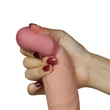 Kép 5/7 - Lovetoy - 9&quot; The Ultra Soft Dude Vibrating - rögzíthető, távirányításos, élethű vibrátor (21,5cm) - natúr