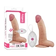 Kép 1/7 - Lovetoy - 8,5&quot; The Ultra Soft Dude Vibrating - rögzíthető, távirányításos, élethű vibrátor (21,3cm) - natúr