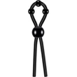 Kép 1/5 - Zero Tolerance - Ultimate Silicone Lasso - állítható, gyöngyös péniszgyűrű (fekete)