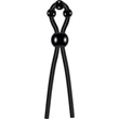 Kép 2/5 - Zero Tolerance - Ultimate Silicone Lasso - állítható, gyöngyös péniszgyűrű (fekete)