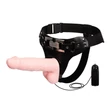 Kép 7/9 - Baile - Ultra Passionate Harness 3 - felcsatolható, wired, élethű, herés vibrátor állítható hevederrel (natúr)