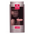 Kép 1/6 - Baile - Ultra Strap-On with Vibration - felcsatolható, wired, élethű vibrátor állítható hevederrel (natúr)