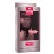 Kép 2/6 - Baile - Ultra Strap-On with Vibration - felcsatolható, wired, élethű vibrátor állítható hevederrel (natúr)