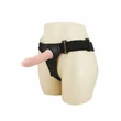 Kép 6/6 - Baile - Ultra Strap-On with Vibration - felcsatolható, wired, élethű vibrátor állítható hevederrel (natúr)