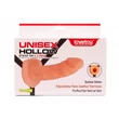 Kép 1/2 - Lovetoy - 6,5" Unisex Hollow Strap On - élethű, üreges felcsatolható dildó (16cm) - natúr