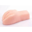 Kép 6/7 - Lovetoy - Vibrating Cyberskin Pet Pussy & Ass #1 - élethű, távirányítású vagina és ánusz maszturbátor vibro-bullettel (natúr)