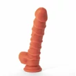 Kép 4/8 - X-Men - Dildo Colours Pleasure 8,5&quot; - rögzíthető, élethű, herés dildó (21,6cm) - natúr