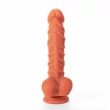 Kép 6/8 - X-Men - Dildo Colours Pleasure 8,5&quot; - rögzíthető, élethű, herés dildó (21,6cm) - natúr