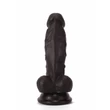 Kép 1/7 - X-Men - Dildo Colours Pleasure 6,5&quot; - rögzíthető, élethű, herés dildó (16,5cm) - fekete