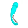 Kép 6/6 - Lelo - Smart Wand 2 Medium - prémium, 10 funkciós masszírozó vibrátor (USB) - türkizkék
