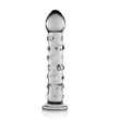 Kép 2/2 - Lovetoy - 7&quot; Glass Romance - temperálható, gyöngyös üvegdildó (17,8) - áttetsző