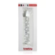 Kép 1/2 - Lovetoy - 7&quot; Glass Romance - temperálható, gyöngyös üvegdildó (17,8) - áttetsző