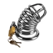 Kép 2/4 - Lovetoy - Metal Chastity Cage - fém péniszketrec lakattal