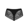 Kép 2/4 - Obsessive - Cecilla Shorties - csipkével díszített bugyi (S/M) - fekete