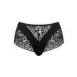 Kép 1/4 - Obsessive - Cecilla Shorties - csipkével díszített bugyi (S/M) - fekete