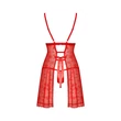Kép 6/7 - Obsessive - Claussica - babydoll és tanga szett (M/L) - piros